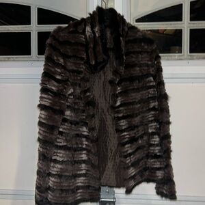 Real fur jacket size medium
